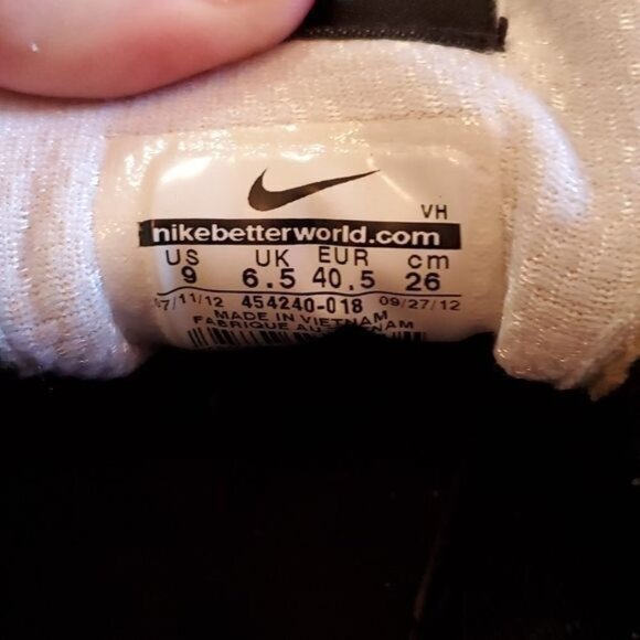 Nike Shoes Dual Fusion Mens size 9 running shoes Sneakers black sneakers - Picture 6 of 7